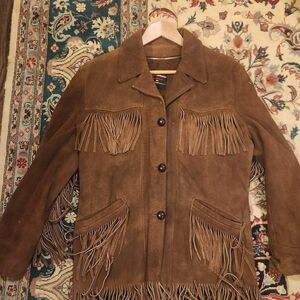 Vintage Western Suede Jacket